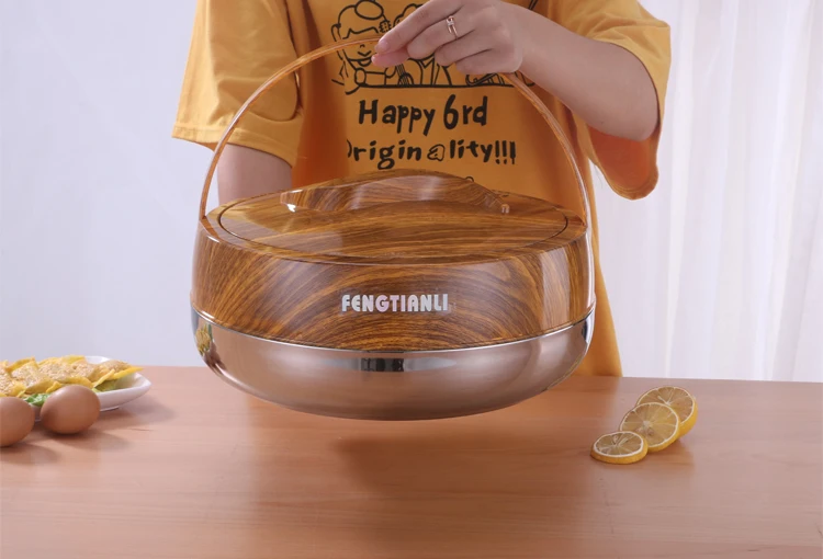 Keep Food Warm Container Per Set 4 Pcs 2l 4l 6l 10l Stainless Steel