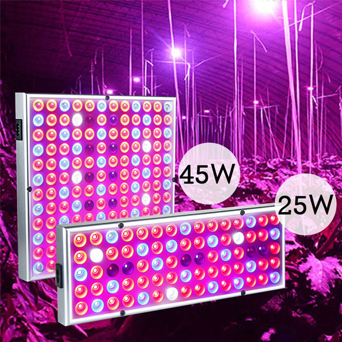 LED Grow Light 45W 144 LED UV IR Growing Lamp for Indoor Plants Hydroponic Plant 