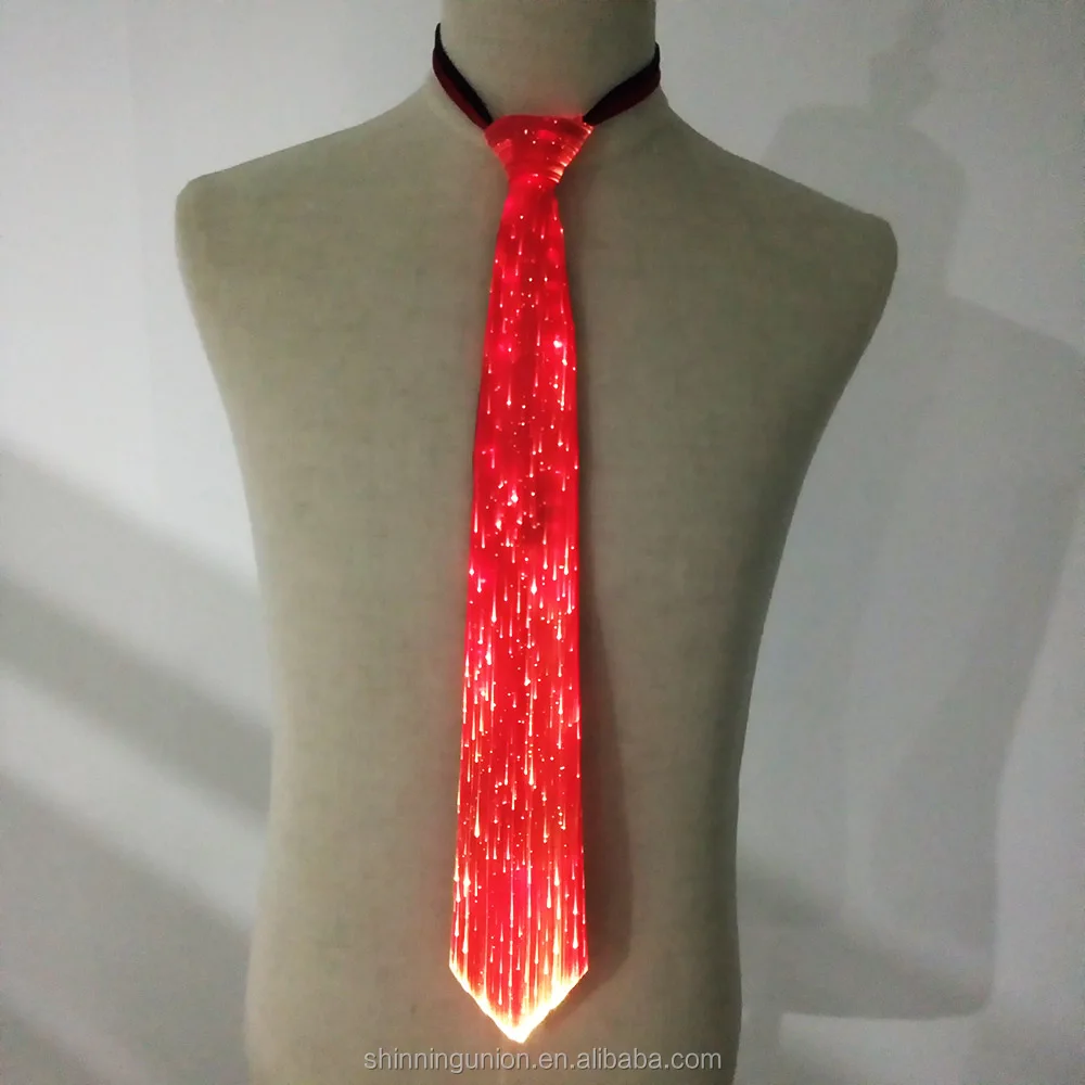 Cravatta Luminosa LED Colorata - Incandescente Per Uomo E Donna, Accessorio Per Feste, Halloween, Cosplay