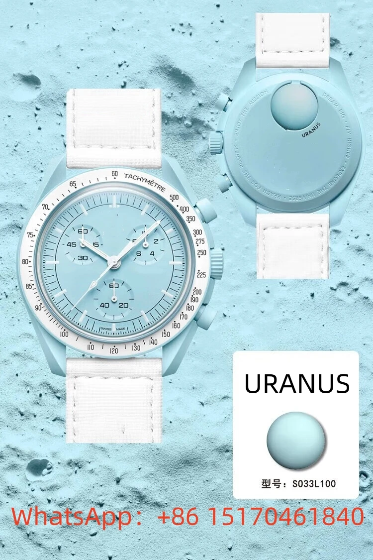 Top Quality Bioceramic 11 Colors Waterproof Chronograph Luxury Brand