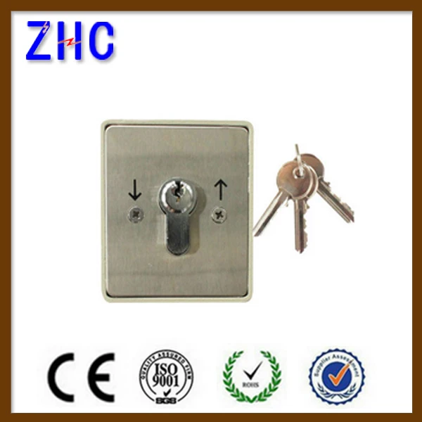 High Security Aluminum Casting Rolling Shutter Door Safety Lock Key Switch