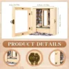 Natural wood color (without book)