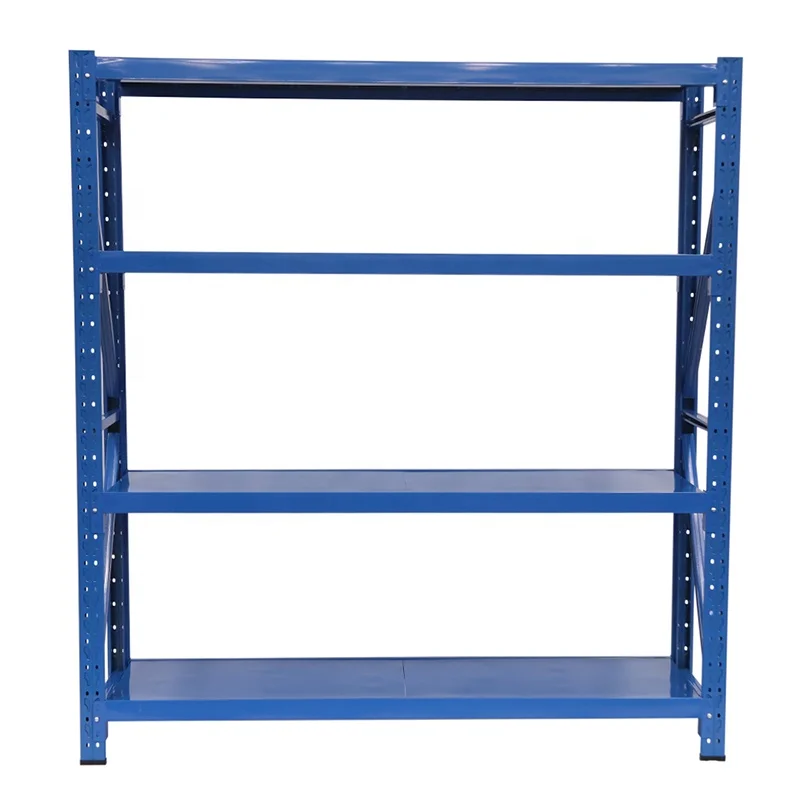 Easy Assemble Height Adjustable Steel Bulk Storage Metal Shelving Unit Heavy Duty Rack