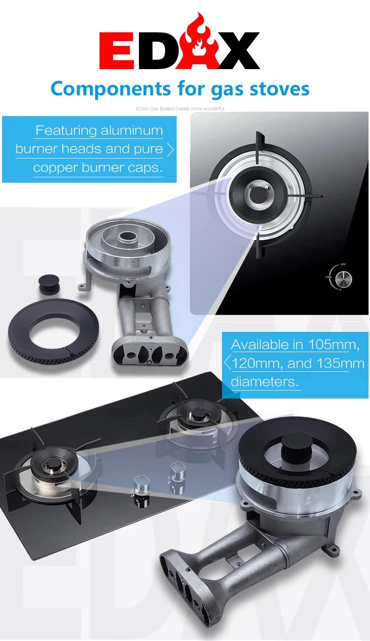 Skd Ckd Gas Cooker Stove Burner Spare Part Accessories Gas Stove Burners Spare Parts 120 Mm 1