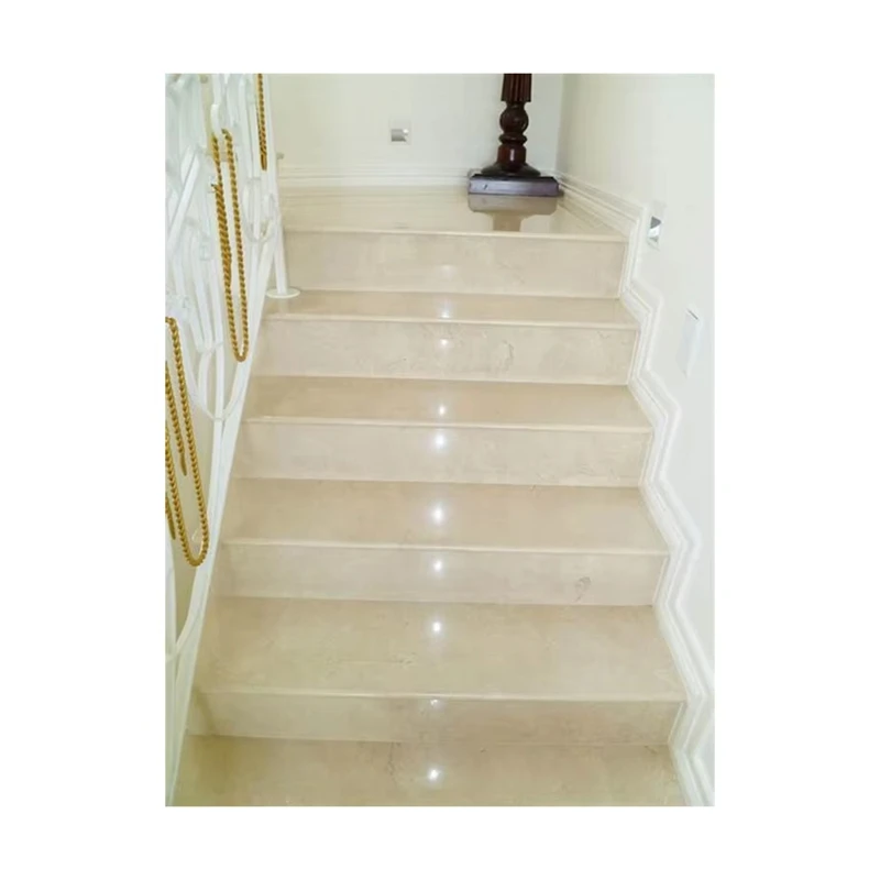 Marble Step Stone,Stairs (Crema Marfil, Galala Beige Marble)