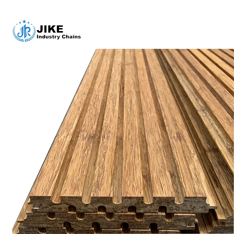 Strand Woven Bamboo Wallboard Groove Bamboo Wall Panel