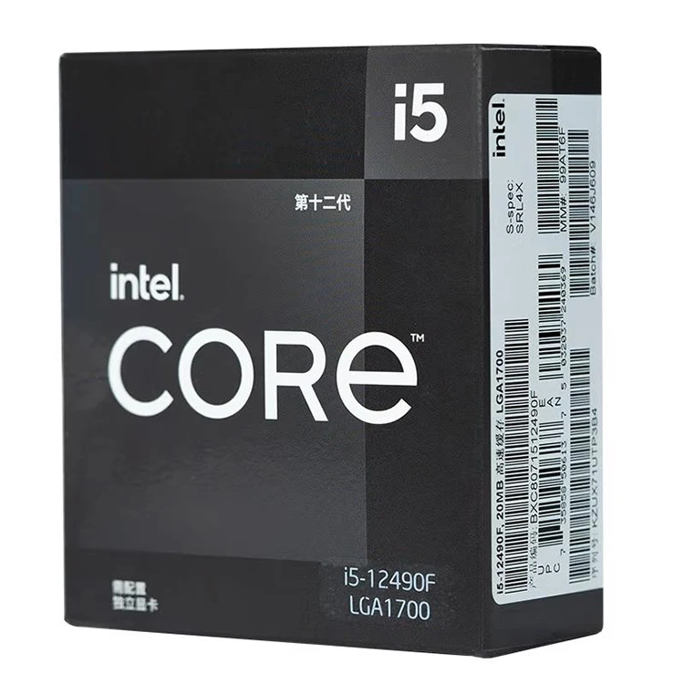 中古品  intel Core i5 12490F  BOX Intel Core I5-12490f Desktop Processor - 6 Cores, 12 Threads