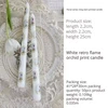 Orquídea de llama blanca