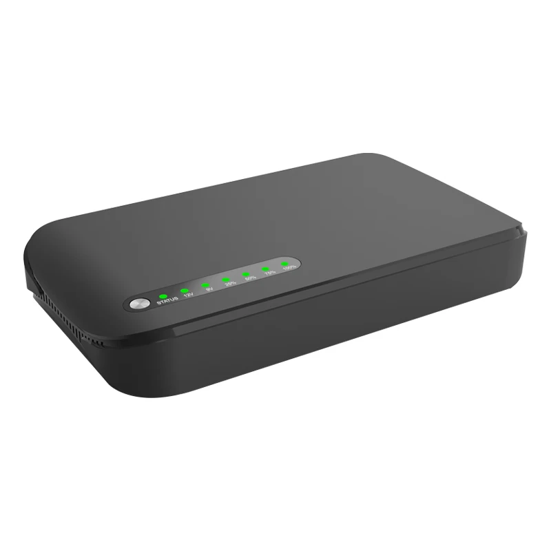 SKE UPS POE-830P-LFP DC Output 5V 9V 2A 12V 1.5A POE 24Vdc LiFePO4 Battery 20000mah Mini UPS 18W with Type-C for Networking
