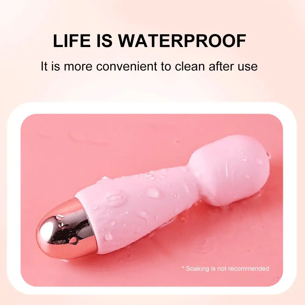 10 Modes Strong Vibration Mini Vibrator Magic Stick USB Charging Massager Clitoris G-Spot Vibrators Sex Toy for Women Adults 18