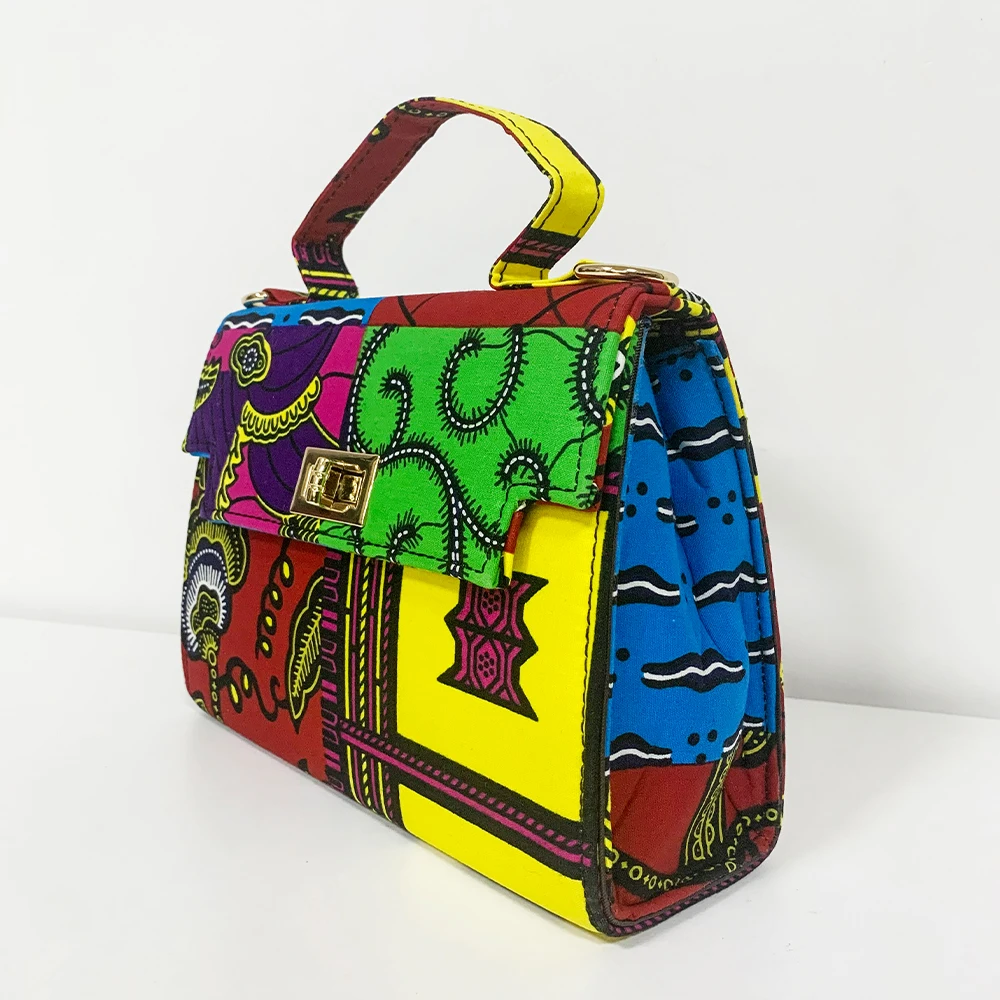 Most Poplar Customized Fashion Ankara Tote Bag 100% Cotton Wax African ...