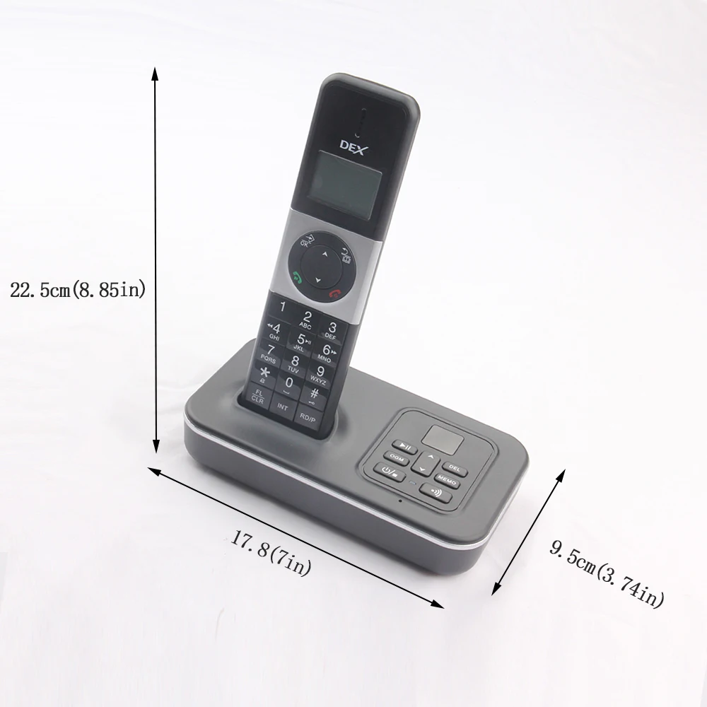 Digital DECT Cordless Telephone with Answering Machine New Office Home Hotel Phone