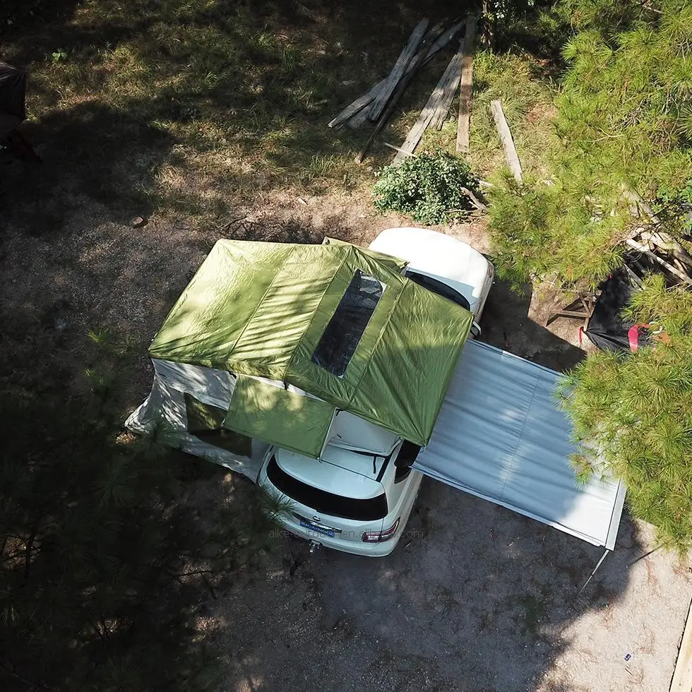 Wholesale Specially Designed Canvas Camping Tents SUV Caravan Accessories with Roof Top Tent 2 Wholesale Specially Designed Canvas Camping Tents SUV Caravan Accessories with Roof Top Tent - Image 2