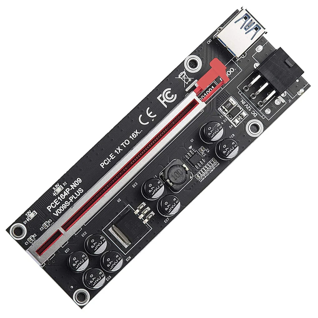 VER009S Plus PCI-E PCI Express 1X~16X 6個 Amazon.com: MZHOU 6PACK PCI-E 1X to 16X V009S-PLUS Riser