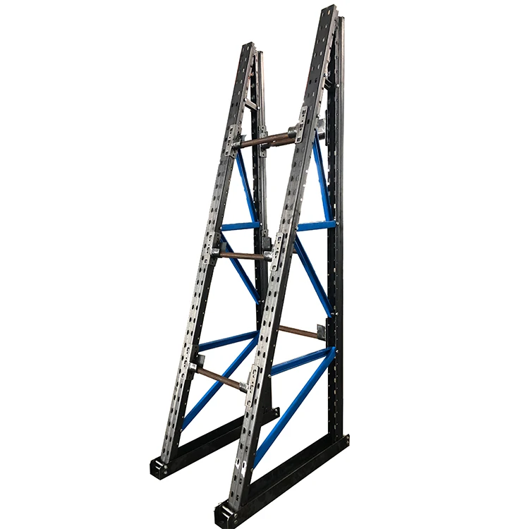 Factory Direct Selling Q235 Material Customized Warehouse Adjustable Large Cable Reel Racks