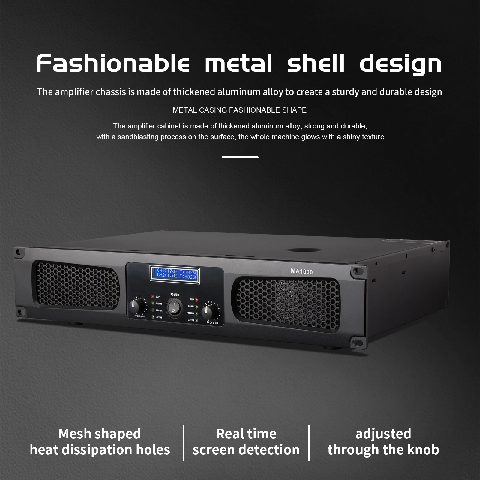 MA800 Power Amplifier - 800W High Quality Audio Solution