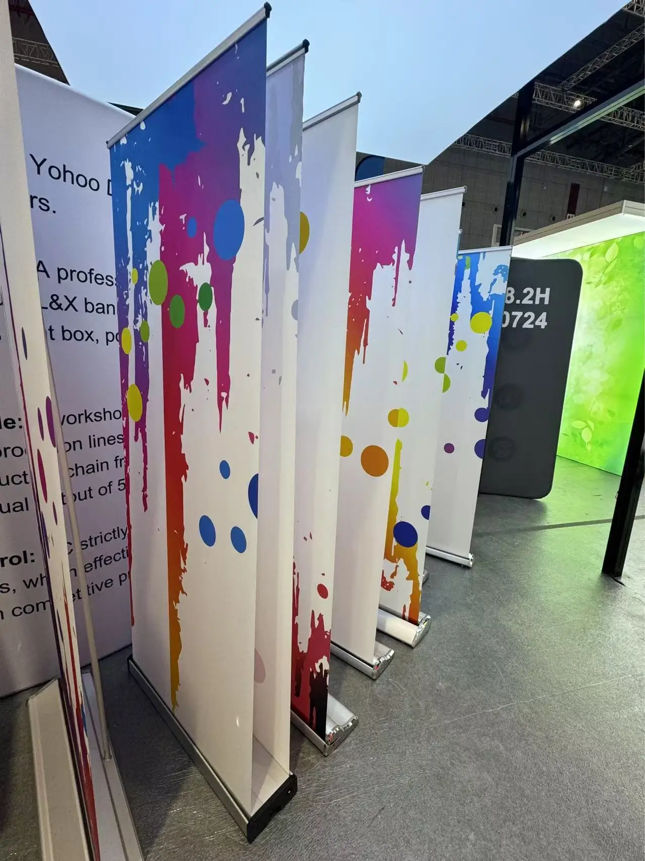 Custom Roll up Banner With Sturdy Base and Retractable Mechanism for Easy Setup and Storage