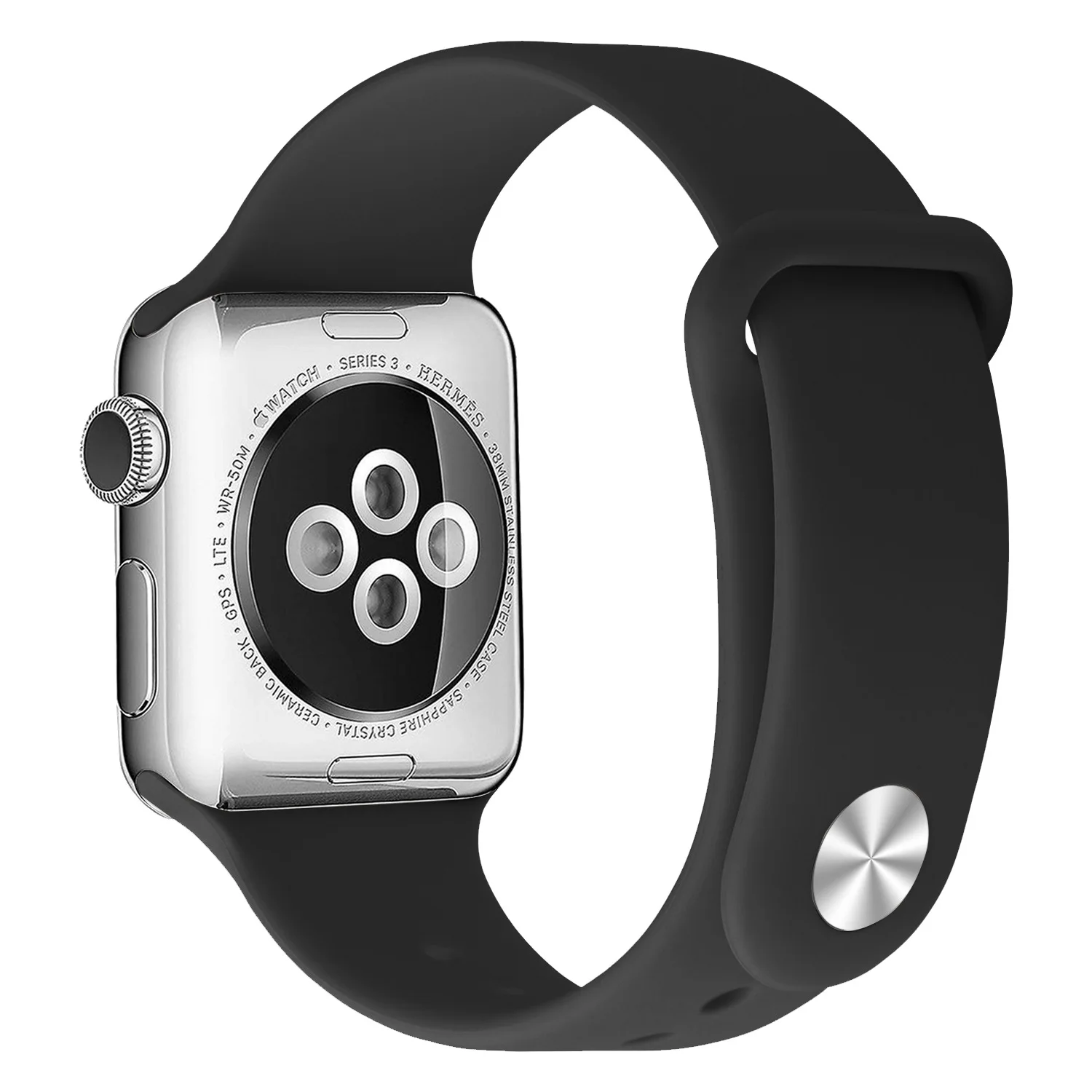 Correa De Silicona 2021 Para Apple Watch Serie 4,Para Iwatch,Bandas De  Silicona De 40mm Y 44mm - Buy Para Reloj Apple Watch Banda De Silicona,De  Silicona Para Reloj Apple Watch Banda,Para Apple