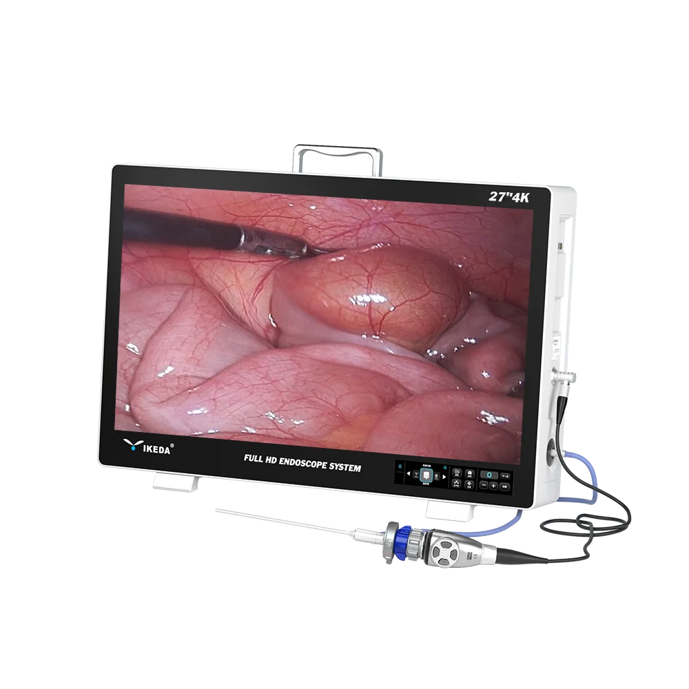 All-in-One 4K Electric Medical Endoscope Camera Machine System Integrated Laparoscopy Portable Tower with Monitor