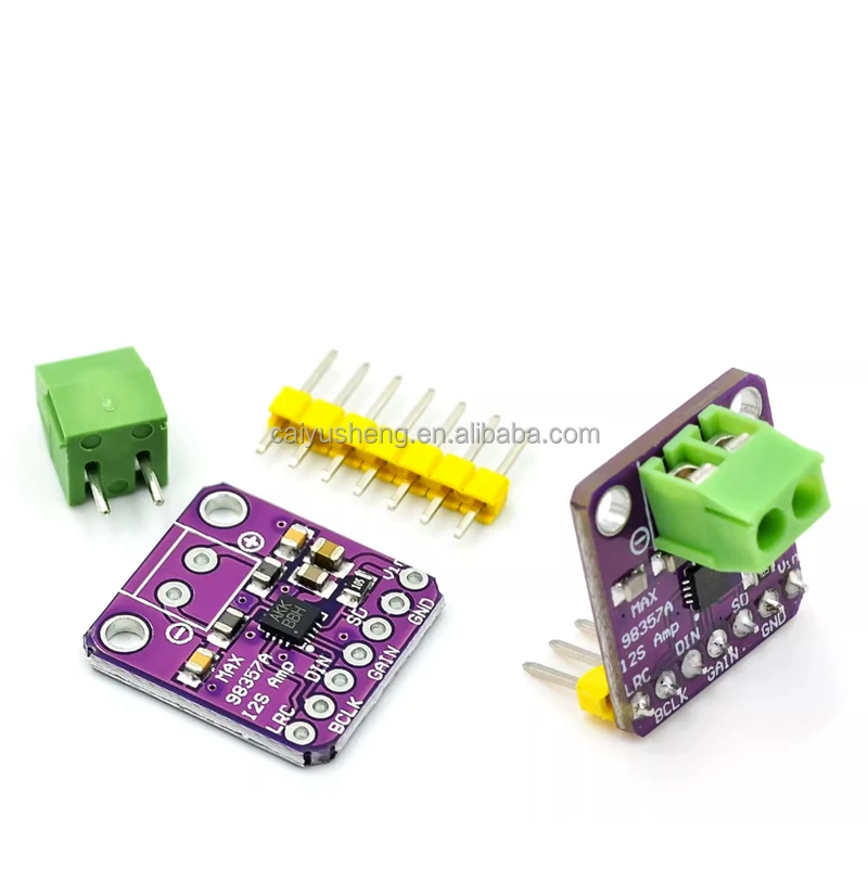 MAX98357 Audio-Verstärkermodul Class D - kompatibel mit ESP32, Raspberry Pi MAX98357 Audio-Verstärkermodul Class D - kompatibel mit ESP32, Raspberry Pi