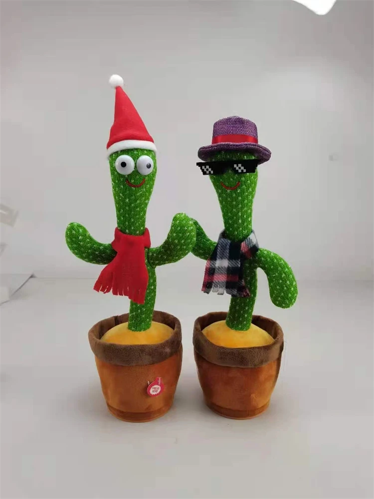 Talking Singing Dancing Cactus Recording Plush Toy