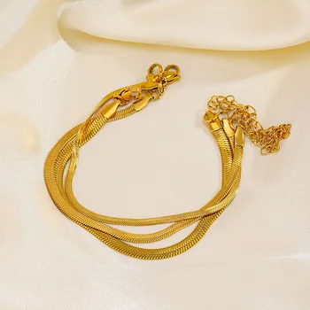 Hot Selling DIY Snake bone chain bracelet stainless steel fashion bracelet for women