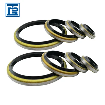 TONGDA High Quality DKB Hydraulic Cylinder Piston Seal Iron Shell Dust Ring Dust and Oil Resistant Rubber Seal