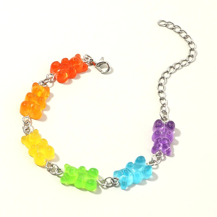 Clear Gummy Bear Bracelet