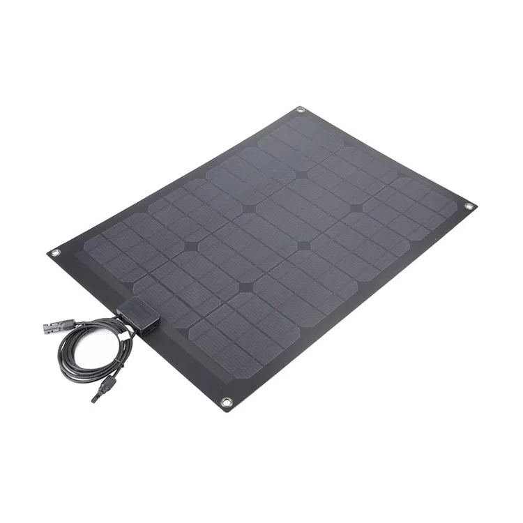 Полугибкий алюминиевый профиль 55 Вт монокристаллическая пленка Складная портативная тонкая солнечная панель для домов на