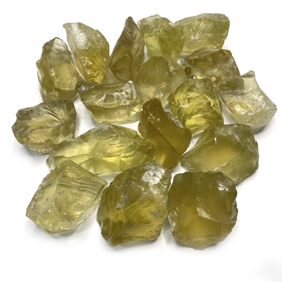 Natural Raw Lemon Yellow Citrine Healing Stone Crystals 1kg MOQ