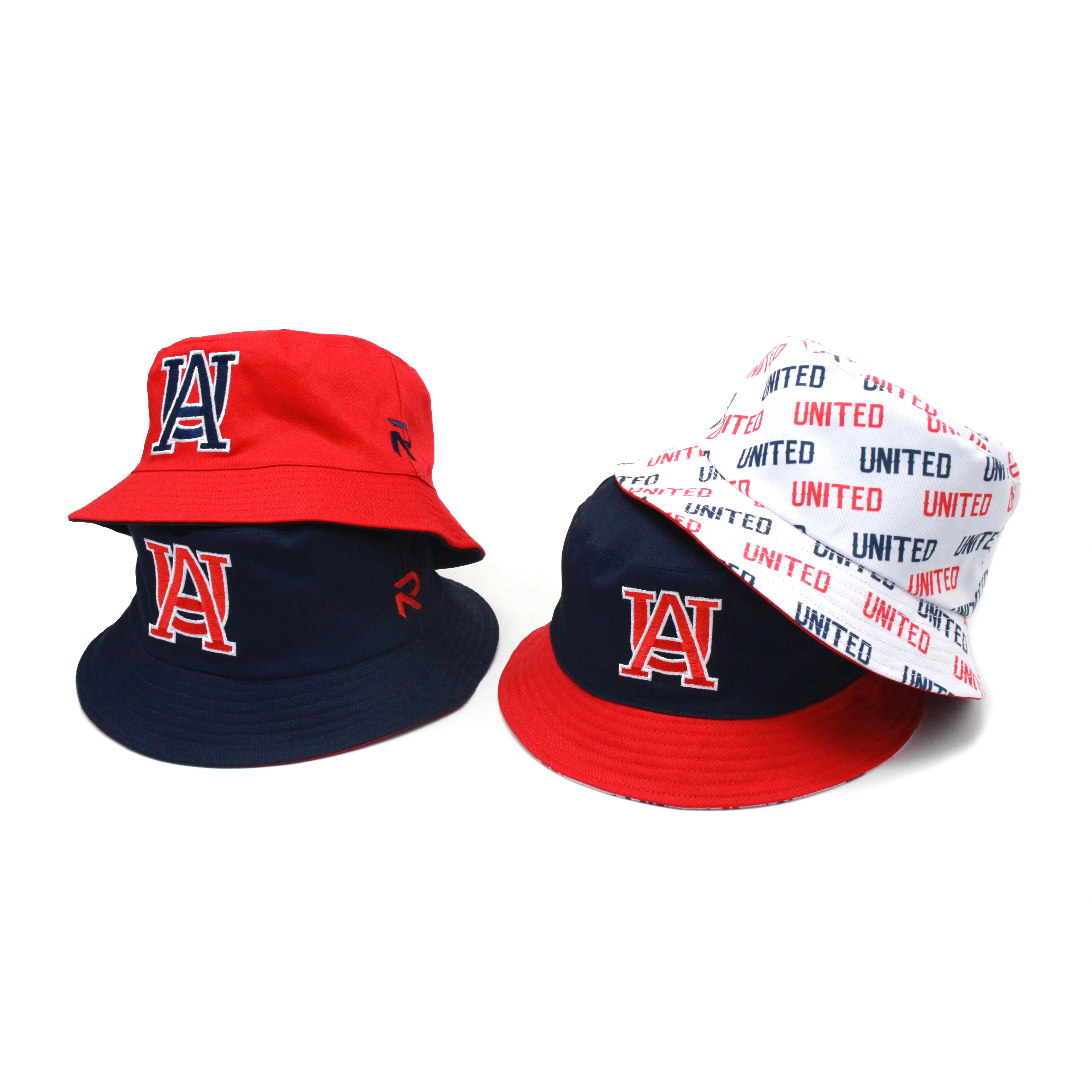 Небольшой заказ 100% хлопок выполненный на двусторонний принт вышивка ведро шляпа оптом