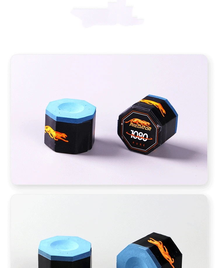 2024 Classic Predator Chalk For Pool Game Professional Billiard Cue Tip