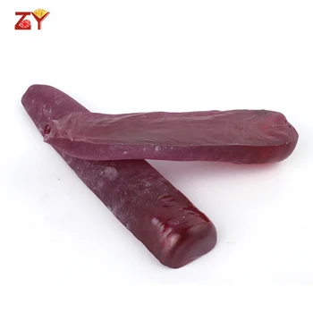 Synthetic ruby 5# rough, Ruby red raw material, Uncut ruby rough