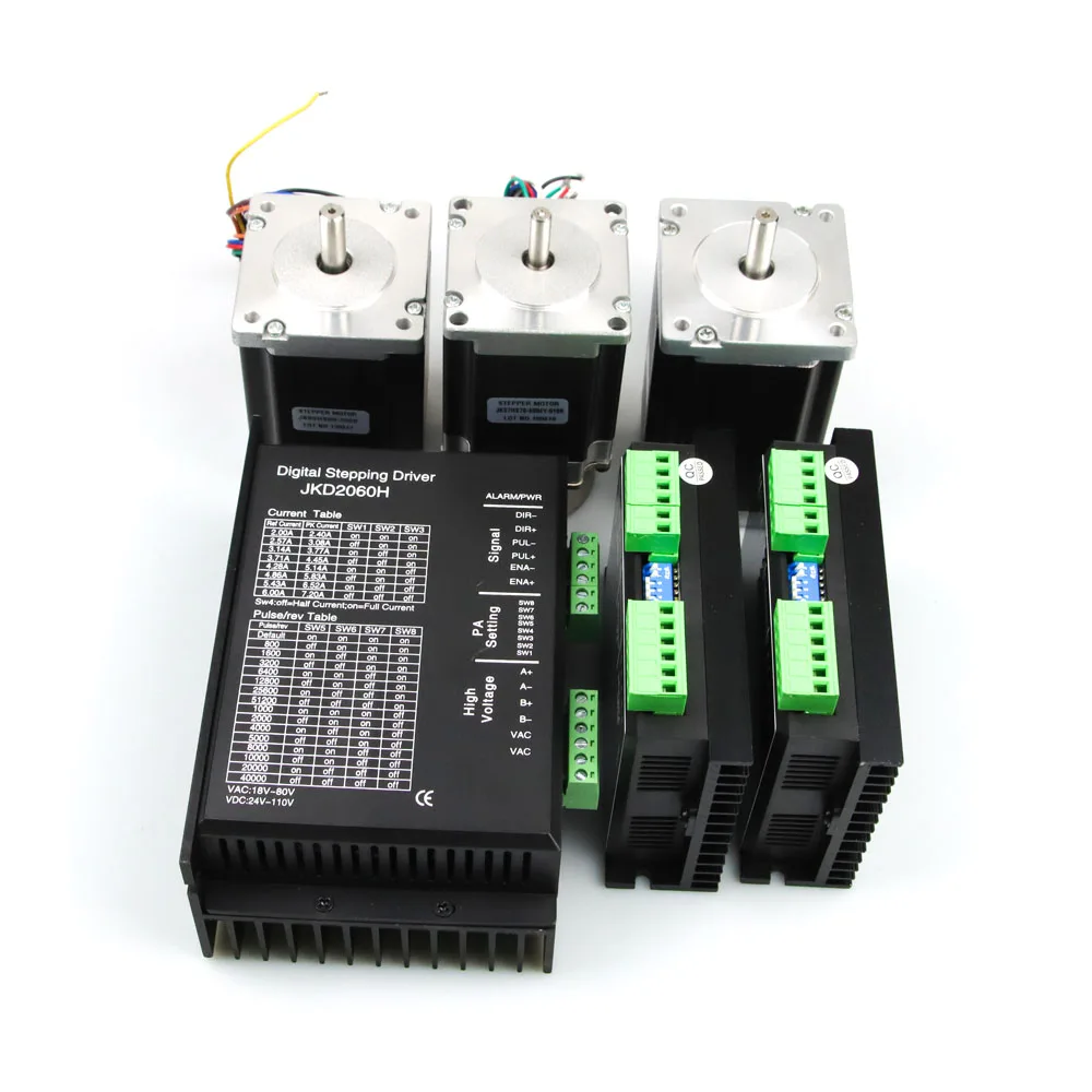 57HS IP67 Stepper Motor 3axis Nema 23 - JKONGMOTOR SY57STH76-2006A
