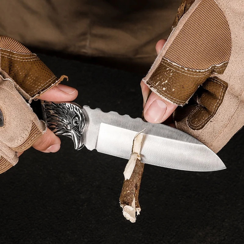 Factory Direct Custom Design Eagle Bolster Folding Knife Portable Pocket Knife