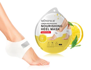 Private Label Lemon Foot Exfoliating Remove Heel Calluses Nourishing Foot Care Nourishing Feet Treatments Mask  Manufacturer