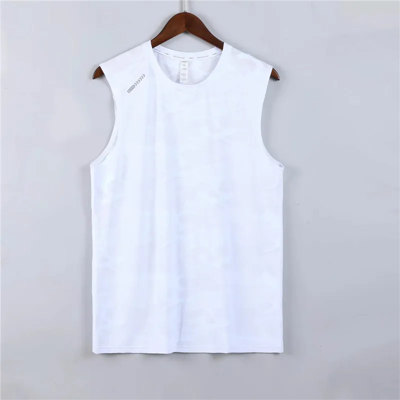 wholesale  gym sports fitness tops customized your logo men men's tank top men sportswear tops vest athletic wear