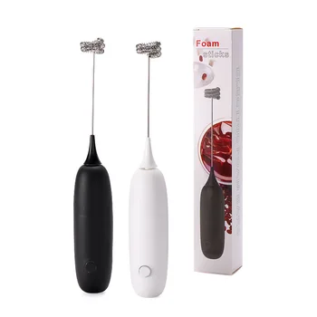 Mini Portable Milking Machine Handheld Coffee Bubbler Milk Frother Powerful Battery Handheld Milk Frother