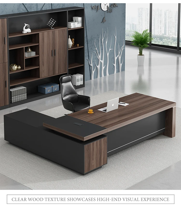 Luxury Modern Office Furniture Desk Computer Executive Desks Boss L ...