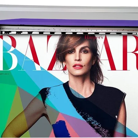 Nova tecnologia 1.6m bannerjet dx7 impressão de cabeça e corte