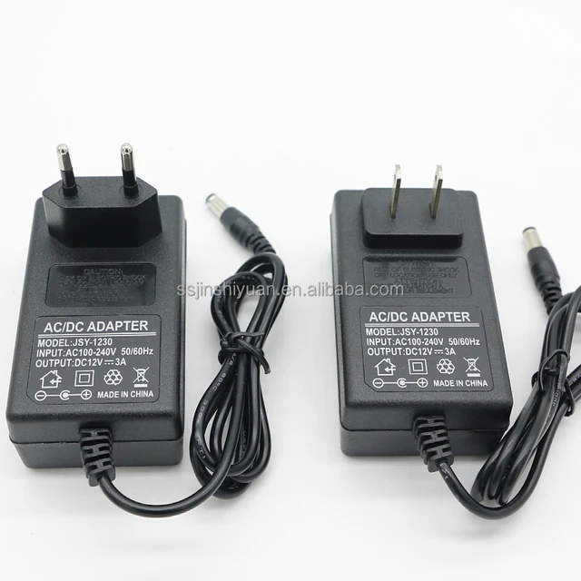 Factory Direct Sale 12V 2A Power Supply Adapter for Universal LED Lamp 12V AC DC Power Adapter 24W Adapter Power Plug Connection