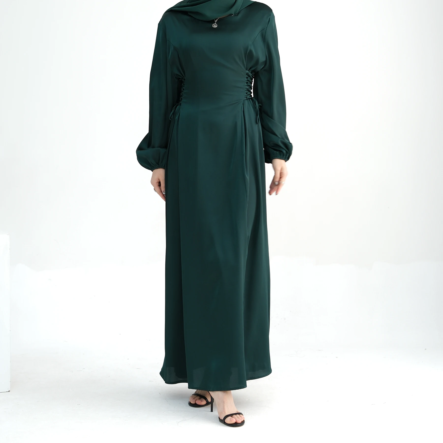 white christmas dresses Ayza Modest Long Maxi Dress - Nude | Modest Muslim Dresses main image 1