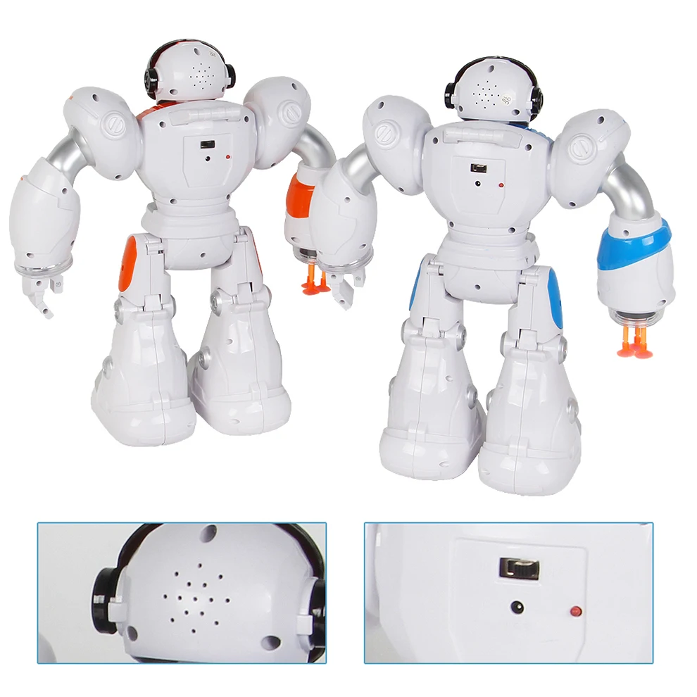 Robot Toy Programmable for Kids Smart Arras Police Robot With Dancing