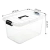 Poignée large transparente, 7L, 28,5*19,5*15,5cm