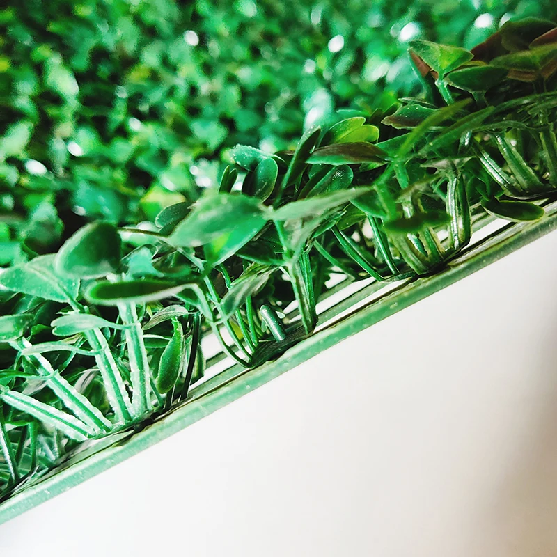 Dd870 50*50cm Lawn Plastic Hanging Artificial Plant Grass Wall For Wall