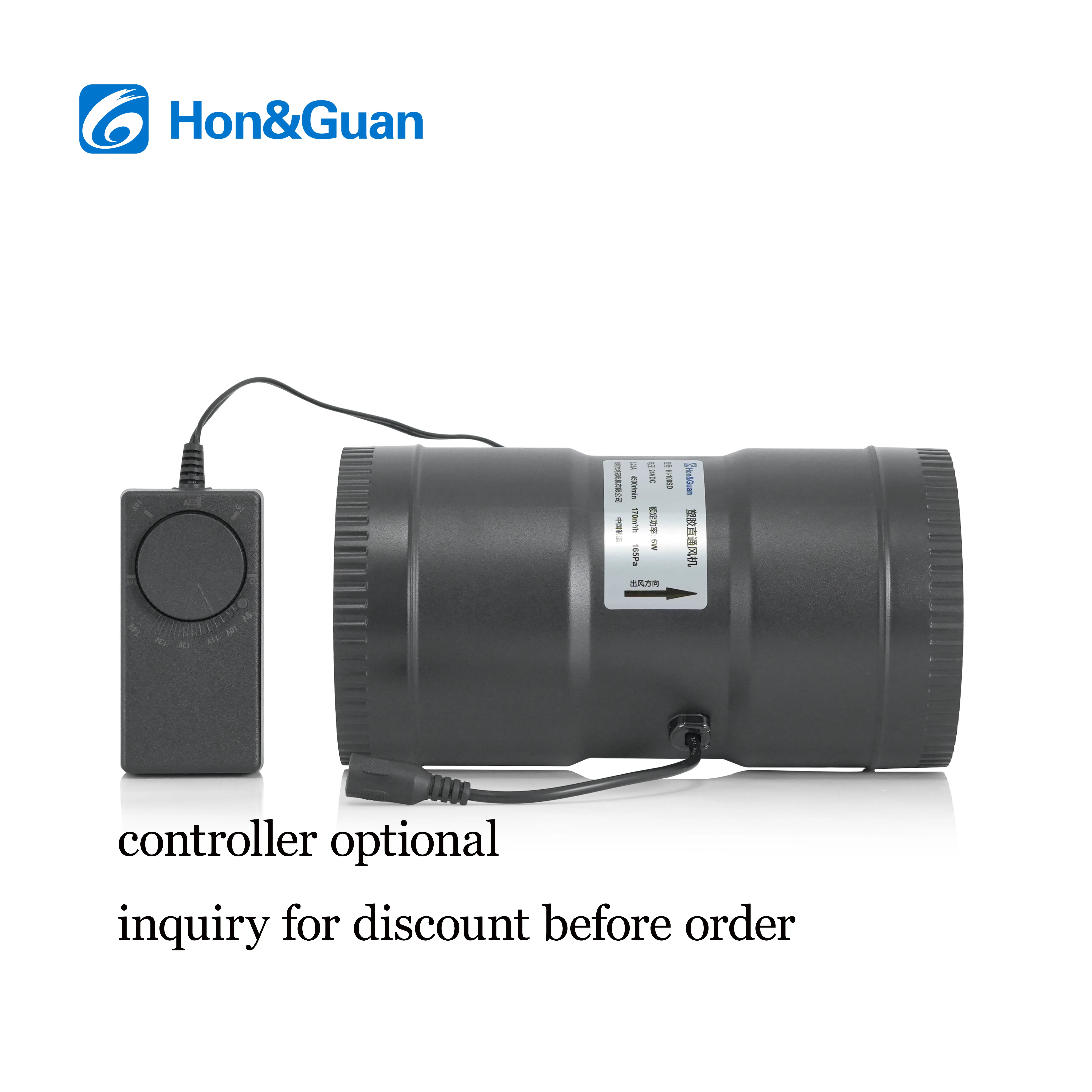 Straight Through Duct Fan, 24V, 6W, Brushless, ABS - detail 24