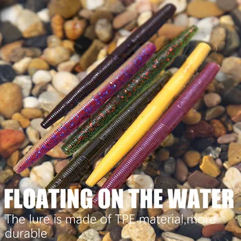 Accept Large-volume Customization Floating Noodle Worm Artificial Soft Bait Stainless Steel Without Hooks – Soft Lure – view 5