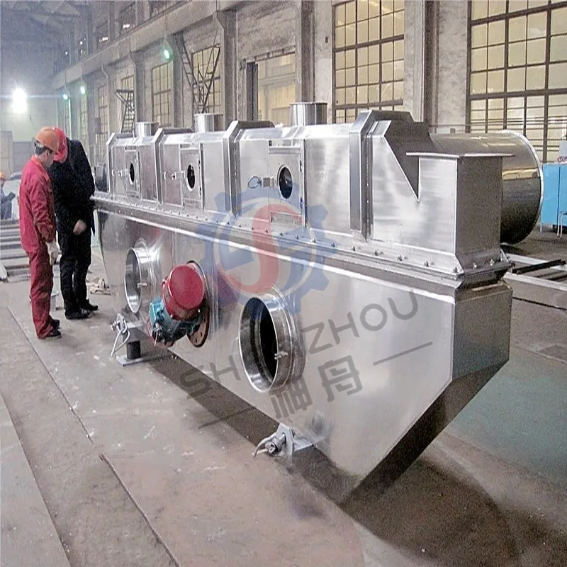 Competitive Price Automatic Horizontal Vibrating Fluid Bed Dryer for Grain 220V Food Processing Application