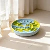 Ciotola per alimentazione lenta multicolore Treehouse - Lime