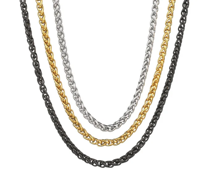 シルバー チェーンネックレス ロブスタークラスプ. 925 51cm. 67g 
